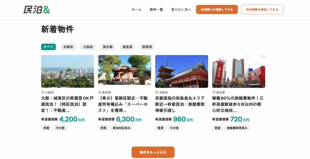 民泊　投げ売り　プラットフォーム　民泊&